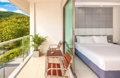 Chambre King avec vue sur la mer — Sunset Beach Hotel - Adults Only
